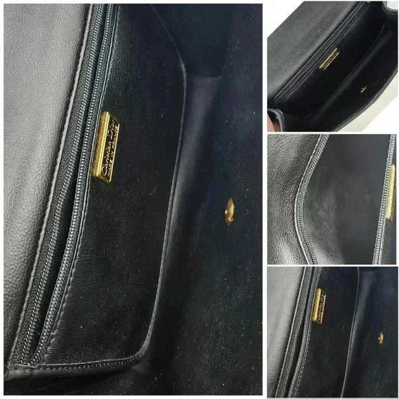 Dior Black Grained  Leather Clutch - Picture 10 of 16